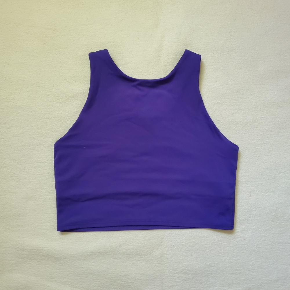 Athleta Vibrant Purple Crop Top
